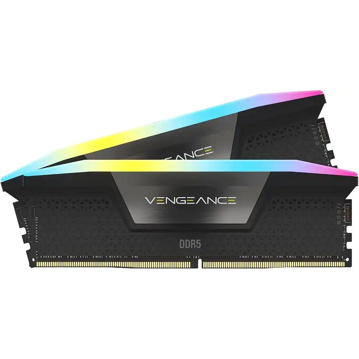 CORSAIR - VENGEANCE RGB 32GB (2x16GB) DDR5 6000MHz C36 UDIMM Desktop Memory - Black (Refurbished - Very Good)