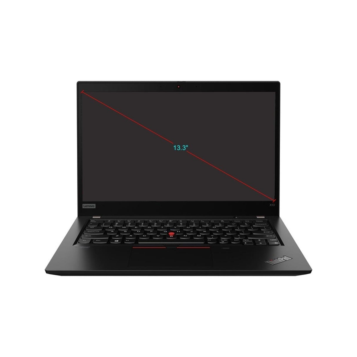 Lenovo ThinkPad X13 Gen 1 13.3" 8GB 256GB SSD Core™ i5-10310U 1.7GHz Win11P, Black (Refurbished - Very Good)