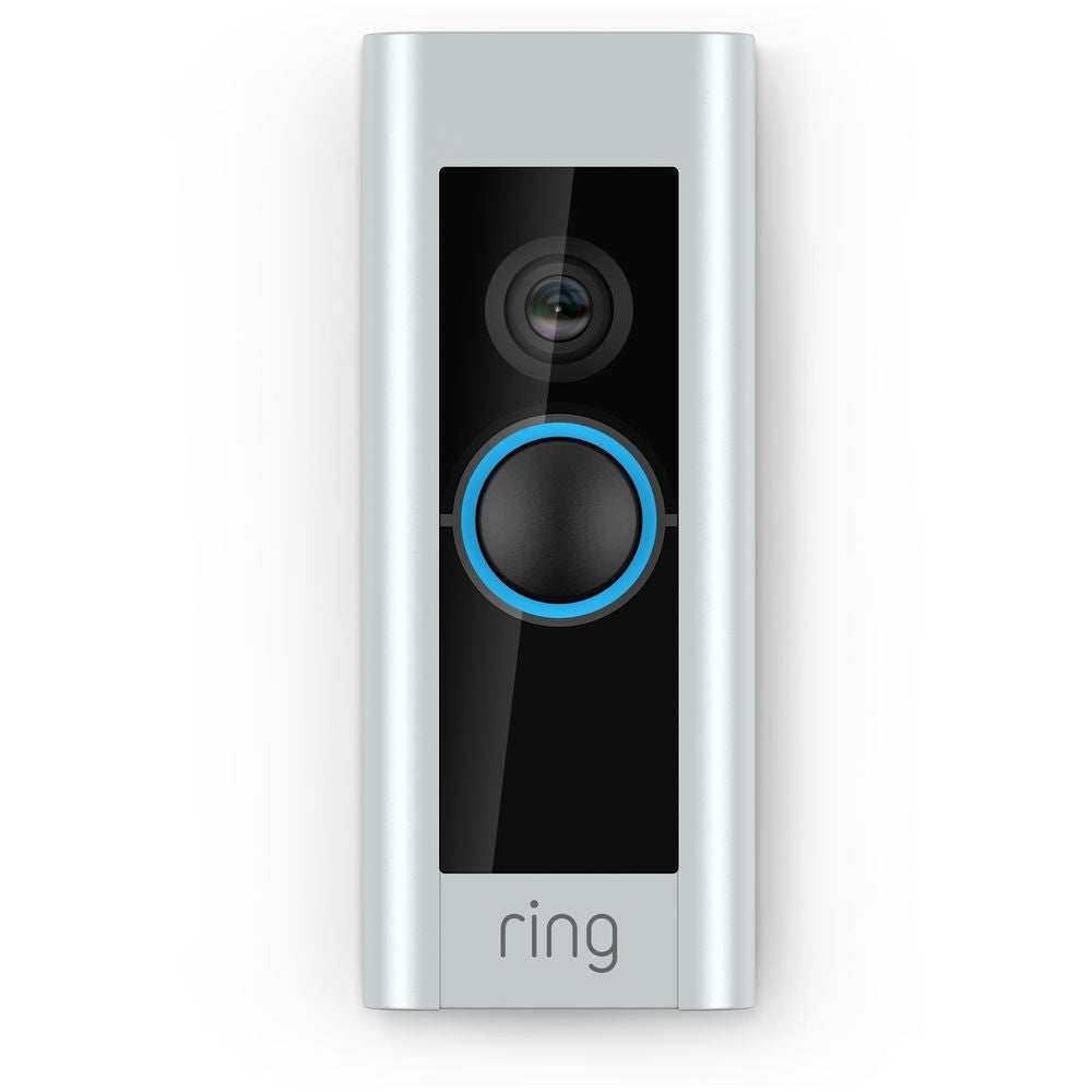 Ring 1080p Doorbell Pro Smart WiFi Video Doorbell - Satin Nickel (New)