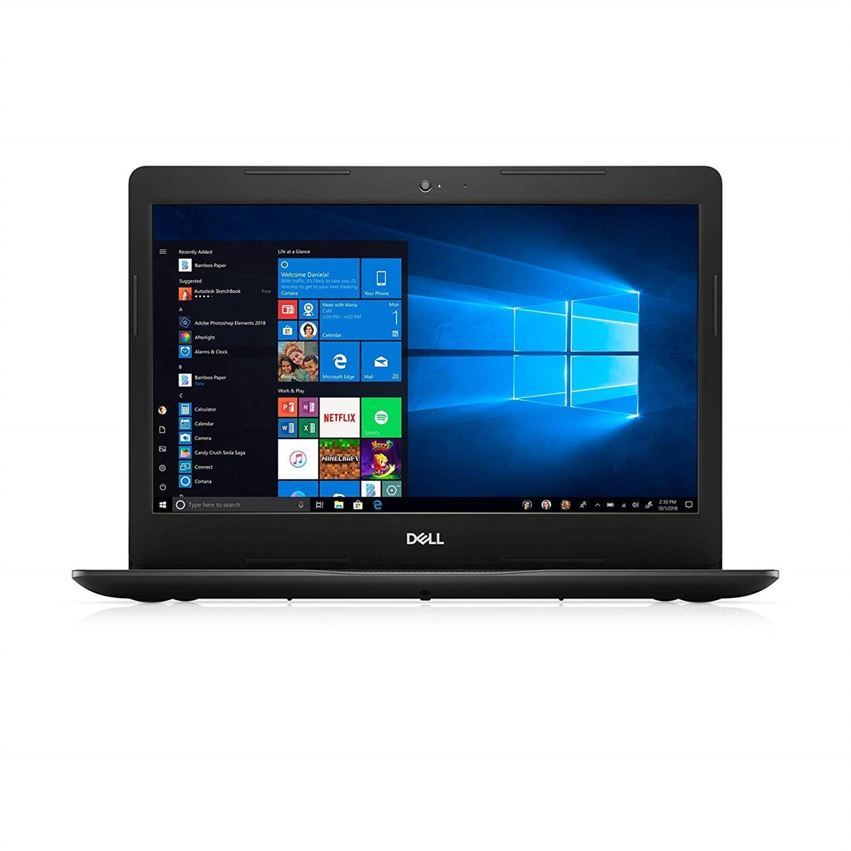 Dell Inspiron 14 3493 14" 4GB 256GB SSD Intel Core™ i3-1005G1 3.4GHz WIN11P, Black (Refurbished - Fair)
