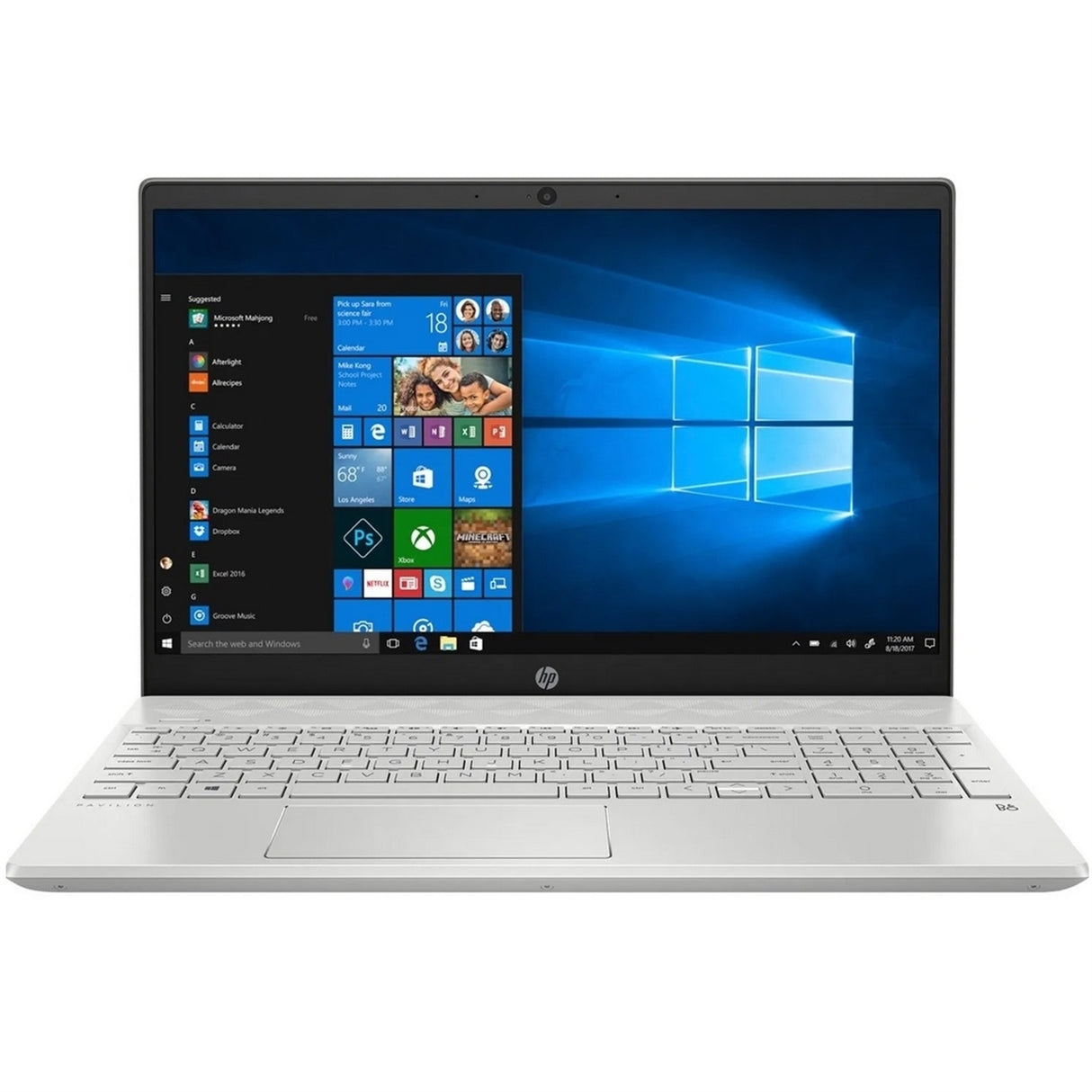 HP Pavilion 15T-CS300 15.6" 16GB 512GB SSD Intel Core i7-1065G7 WIN11H, Mineral Silver (Refurbished - Very Good)