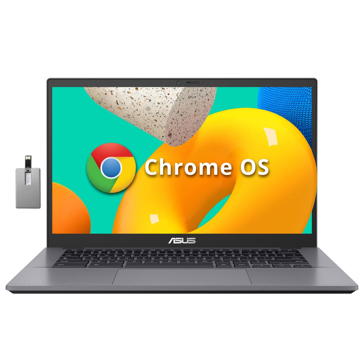 Asus Chromebook Plus CX34 CX3402CV 14" 16GB 512GB SSD Core™ 7 150U 1.8GHz ChromeOS, Storm Gray (Refurbished - Fair)