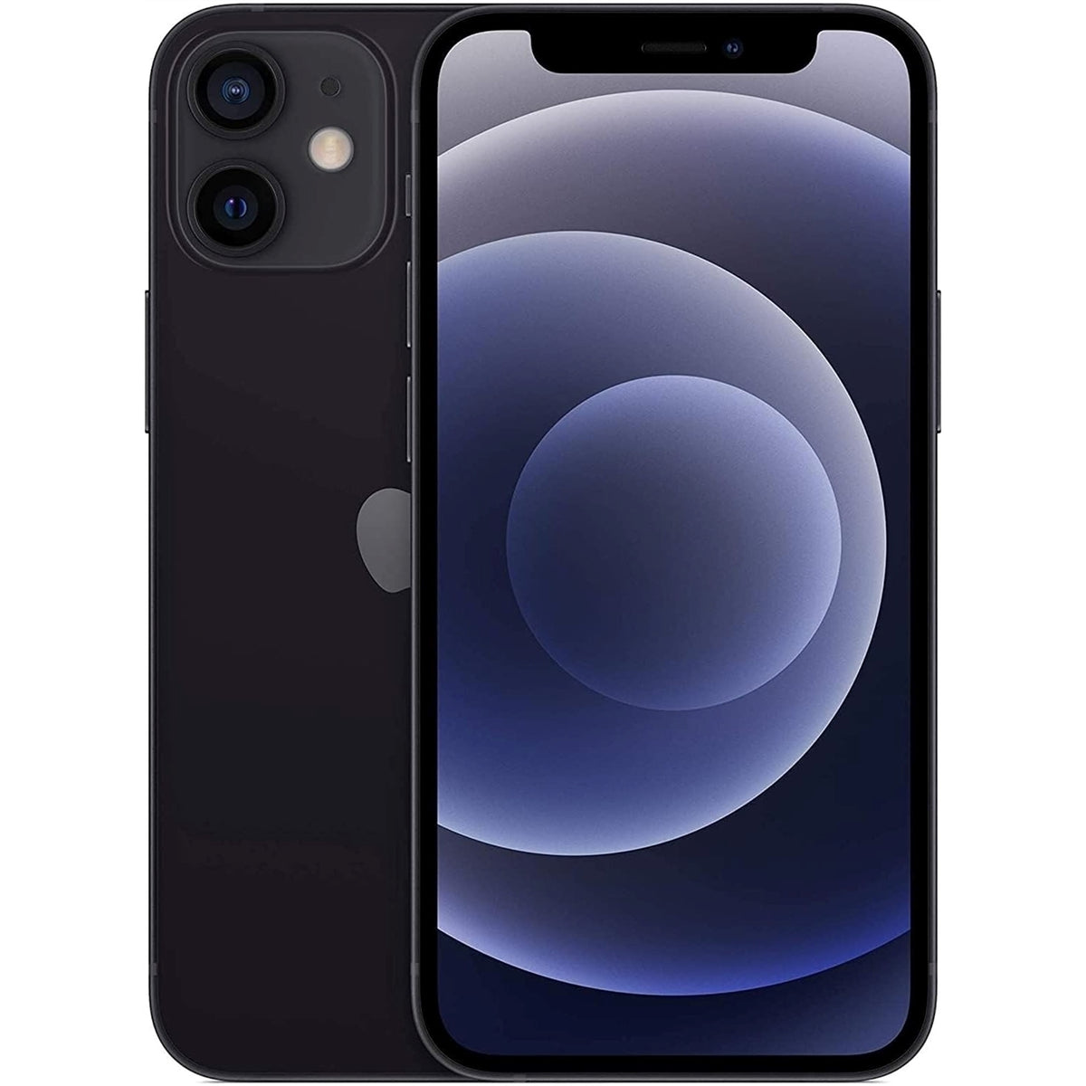 Apple iPhone 12 Mini 256GB 5.4" 5G Fully Unlocked, Black (Refurbished - Fair)