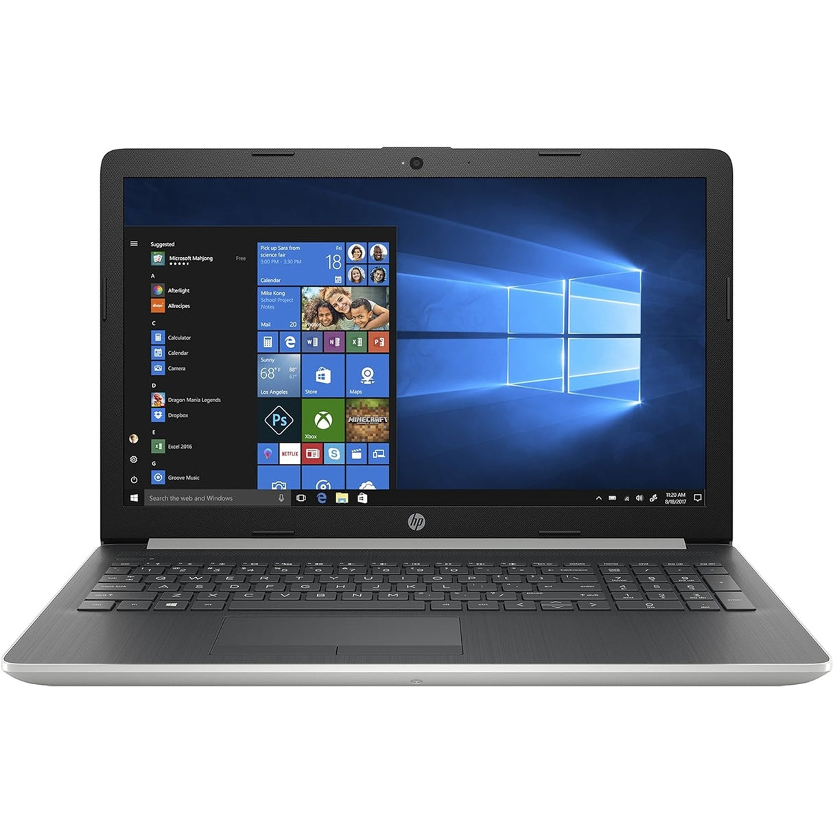 HP Pavilion x360 15-CR0055OD 15.6" Touch 8GB 256GB SSD Core™ i5-8250U 1.8GHz WIN11H, Silver (Refurbished - Fair)