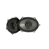 KICKER - KS Series 6" x 8" 2-Way Car Speakers with Polypropylene Cones (Pair) - Black (New, Open Box)
