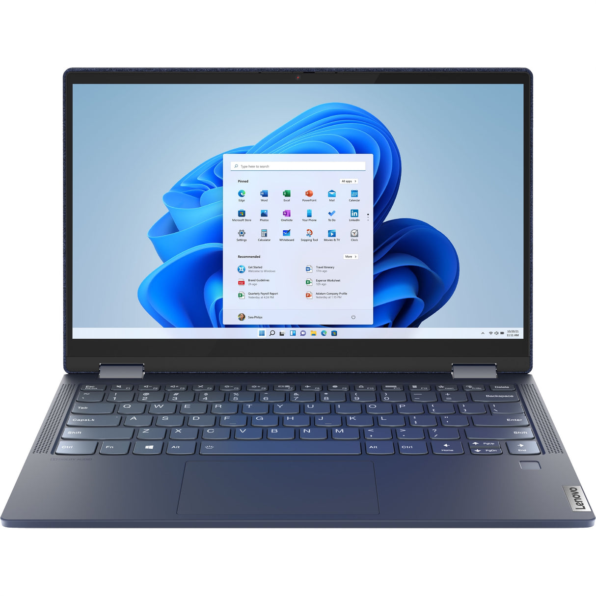 Lenovo ThinkPad Yoga 6 13ALC6 13.3" Touch 8GB 256GB SSD AMD Ryzen™ 5 5500U 2.1GHz WIN11H, Blue (Refurbished - Excellent)