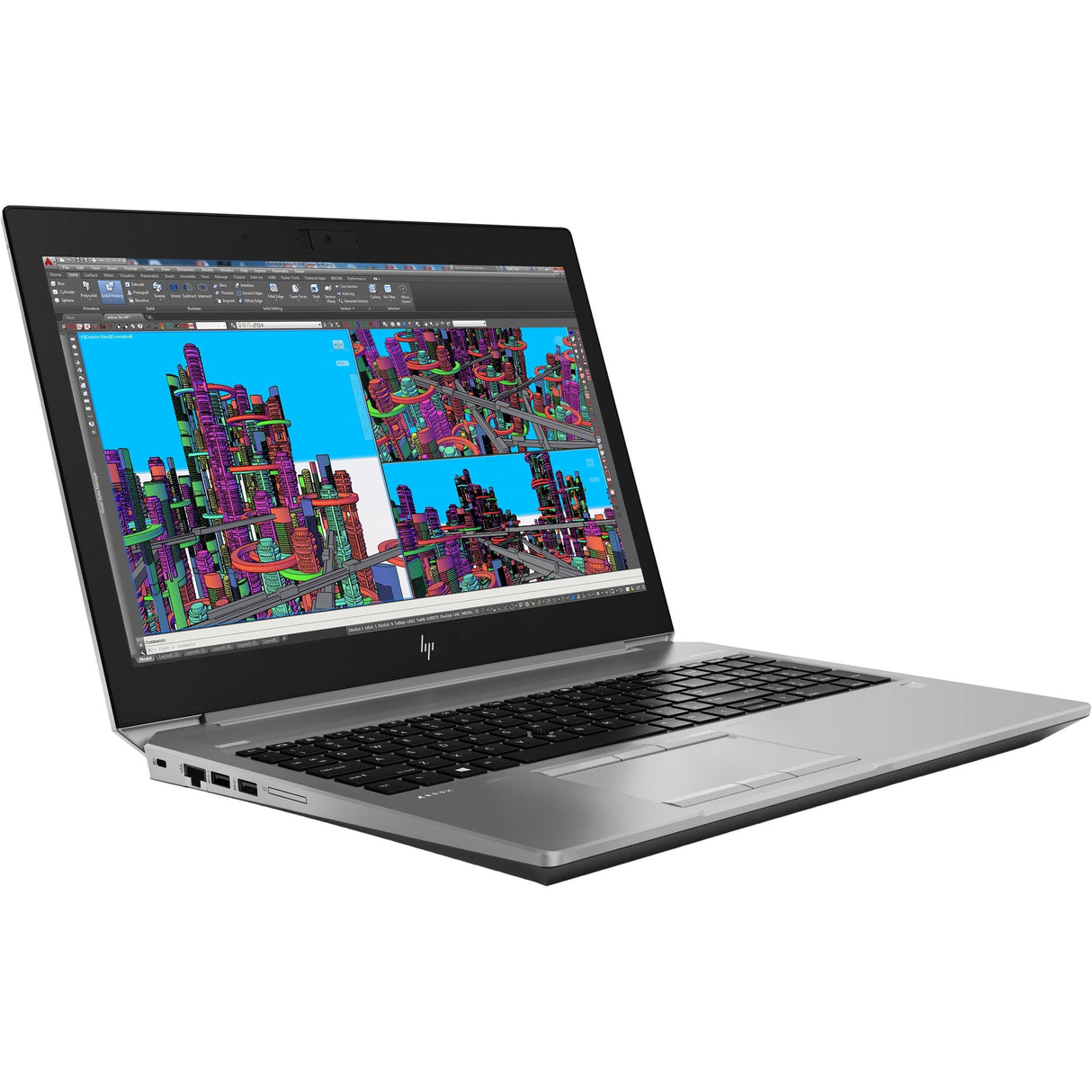 HP ZBook 15 G5 15.6" 16GB 512GB SSD Core™ i7-8850H 2.6GHz Win11H, Turbo Silver (Refurbished - Fair)