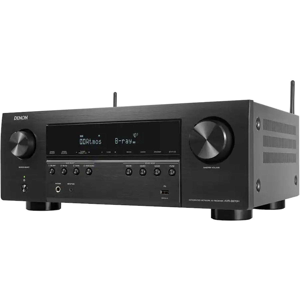 Denon - AVR-S970H 90W 7.2-Ch. Bluetooth Capable (New)