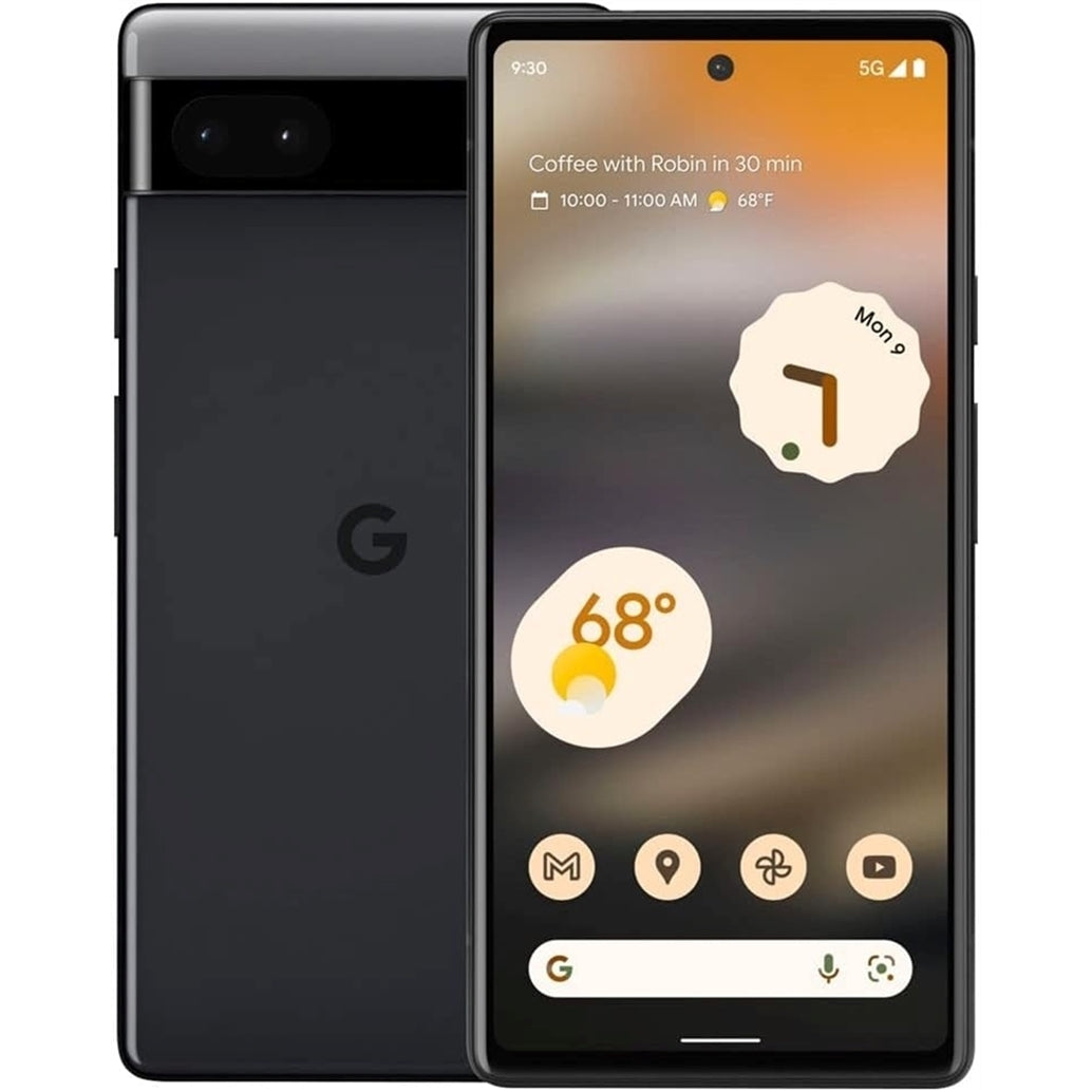 Google Pixel 6a 128GB 6.1" 5G Unlocked, Charcoal (Refurbished - Premium)