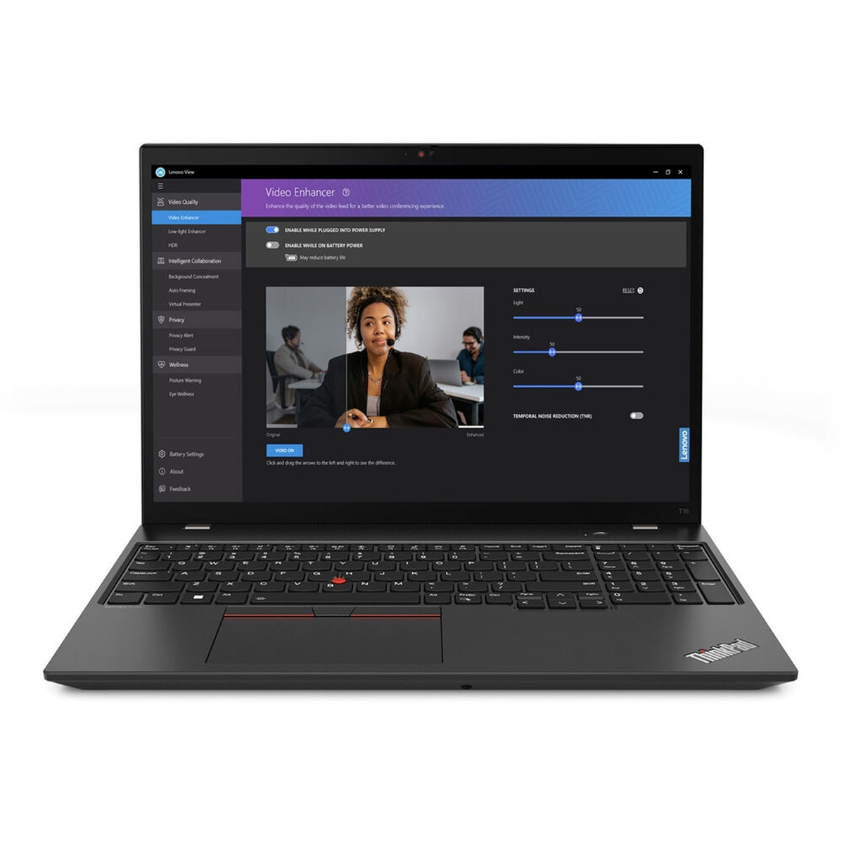Lenovo ThinkPad T16 Gen 2 16" 32GB 512GB SSD AMD Ryzen™ 7 Pro 7840U 3.3GHz WIN11P, Thunder Black (Refurbished - Premium)