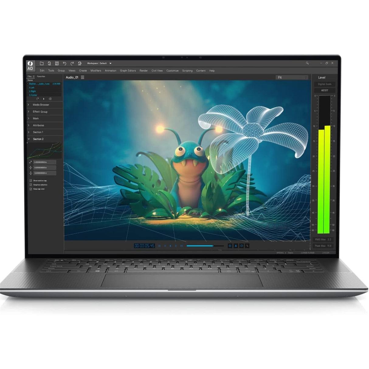 Dell Precision 5570 15.6" Touch 64GB 512GB SSD Intel Core™ i7-12800H 2.3GHz WIN11H, Gray (Refurbished - Excellent)