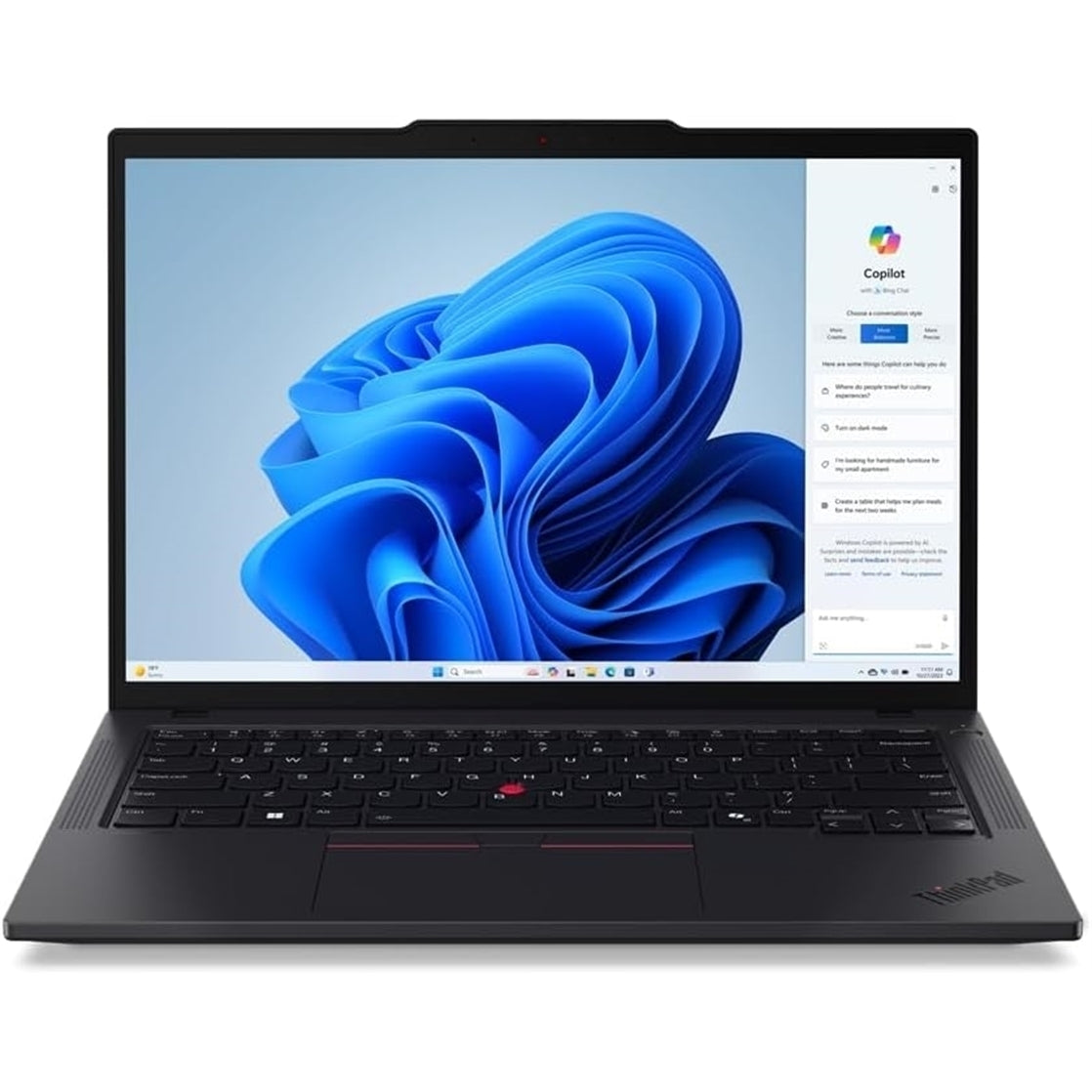 Lenovo ThinkPad T14 Gen 5 14" 32GB 256GB SSD Core™ Ultra 7 155U 1.2GHz WIN11H, Black (Refurbished - Excellent)