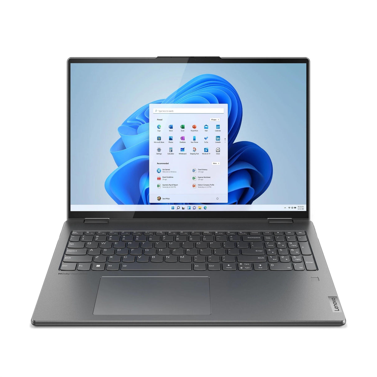 Lenovo Yoga 7 16IAP7 16" 16GB 1TB SSD Core™ i7-1260P 3.4GHz WIN11H, Storm Gray (Refurbished - Very Good)