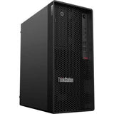 Lenovo ThinkStation P340 Tower (16GB, 256GB SSD, i7-10700 3.8GHz, Win11P) Black (Refurbished - Fair)