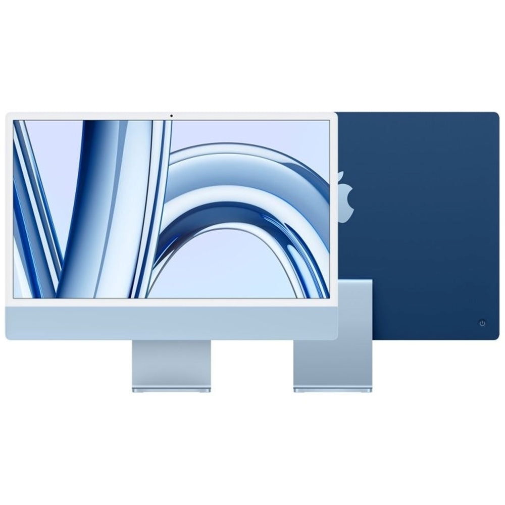 2023 Apple iMac 24", 8GB RAM 256GB SSD, Apple M3 2.66GHz, Blue (Refurbished - Fair)