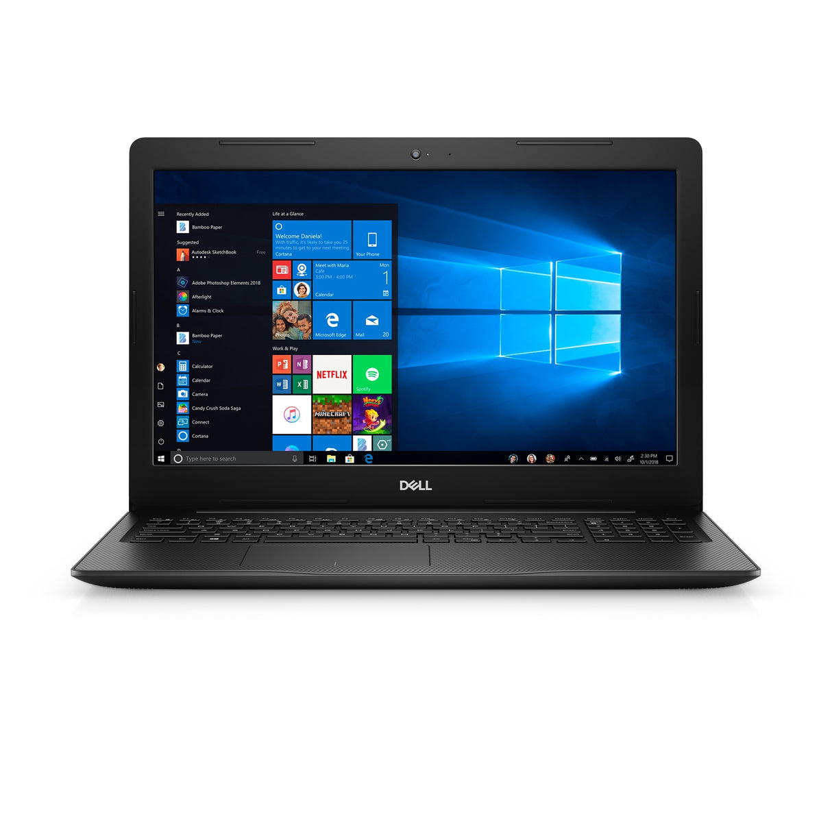 Dell Inspiron 3593 15.6" 16GB 256GB SSD Core™ i5-1035G1 1.0GHz WIN11H, Black (Refurbished - Fair)