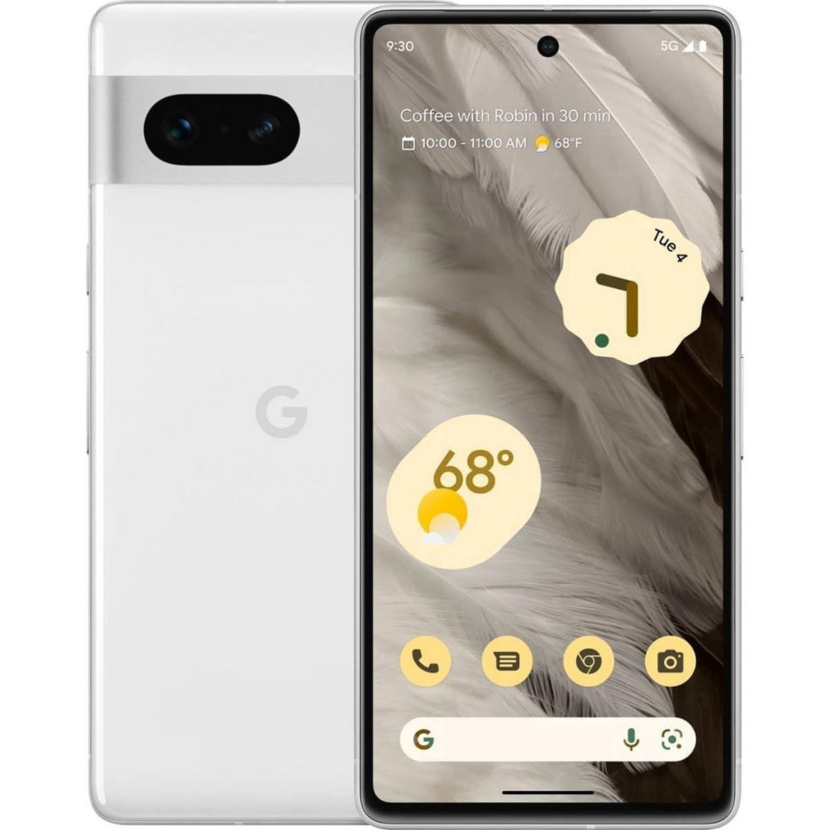 Google Pixel 7 128GB 6.3" 5G Unlocked, Snow (Refurbished - Very Good)