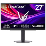 LG UltraGear 27G810A-B 27" 4K UHD 180Hz / FHD 360Hz Dual-Mode IPS Gaming Monitor, 1ms, G-SYNC (New)