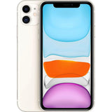 Apple iPhone 11 128GB 6.1" 4G LTE Unlocked, White (Refurbished - Excellent)