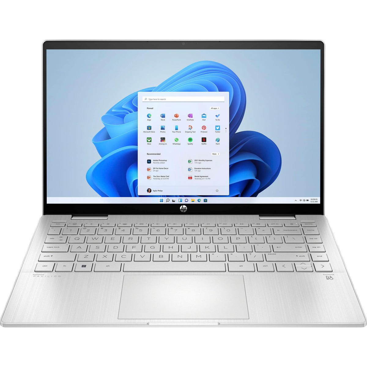 HP Pavilion X360 Convertible 14M-DH1003DX 14" 8GB 256GB SSD Core™ i3-10110U 2.10GHz, Natural Silver (Refurbished - Fair)
