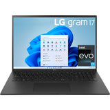 LG Gram 17Z90Q 17" 16GB 256GB SSD Core™ i7-1260P 2.1GHz WIN11H, Black (Refurbished - Very Good)