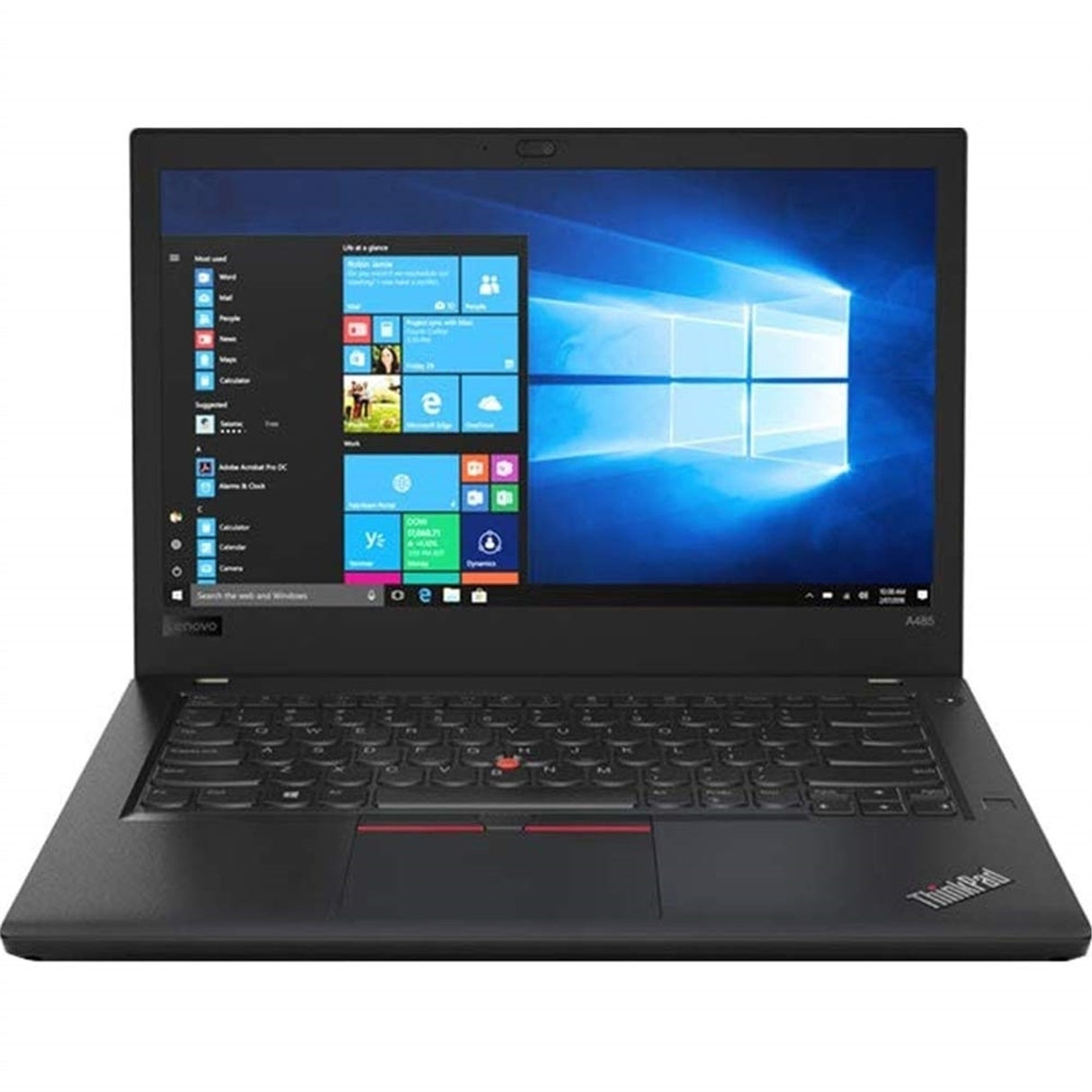 Lenovo Thinkpad A485 14" 32GB 256GB SSD AMD Ryzen™ 5 Pro 2500U 2.0GHz WIN11P, Black (Refurbished - Very Good)