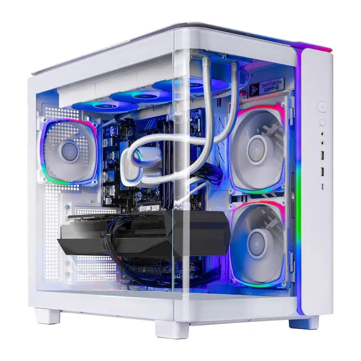 Skytech Gaming King 95 (16GB, 1TB SSD, Ryzen 7 9700X, RTX 5070 Ti) Win11H (Refurbished - Fair)