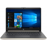 HP 14-DQ0011dx 14" 4GB 500GB eMMC Core™ i3-8145U 2.1GHz WIN11H, Pale Gold (Refurbished - Premium)