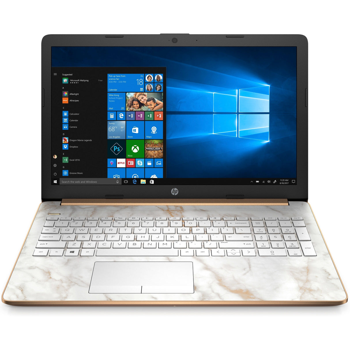 HP 15-DB10000 15.6" 8GB 256GB SSD AMD Ryzen™ 5 3500U 2.1GHz WIN11H, Pale Gold (Refurbished - Fair)