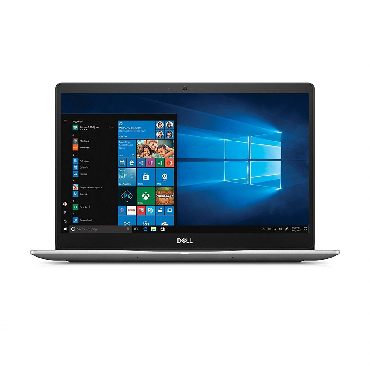 Dell Inspiron 7570 15.6" 16GB 512GB+512GB SSD Core™ i7-8565U 1.8GHz WIN11H, Silver (Refurbished - Fair)