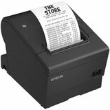 Epson TM-T88VII (112) Direct Thermal POS Printer, USB and Ethernet, 180 x 180 DPI, 500 mm/sec, Black (Refurbished - Very Good)