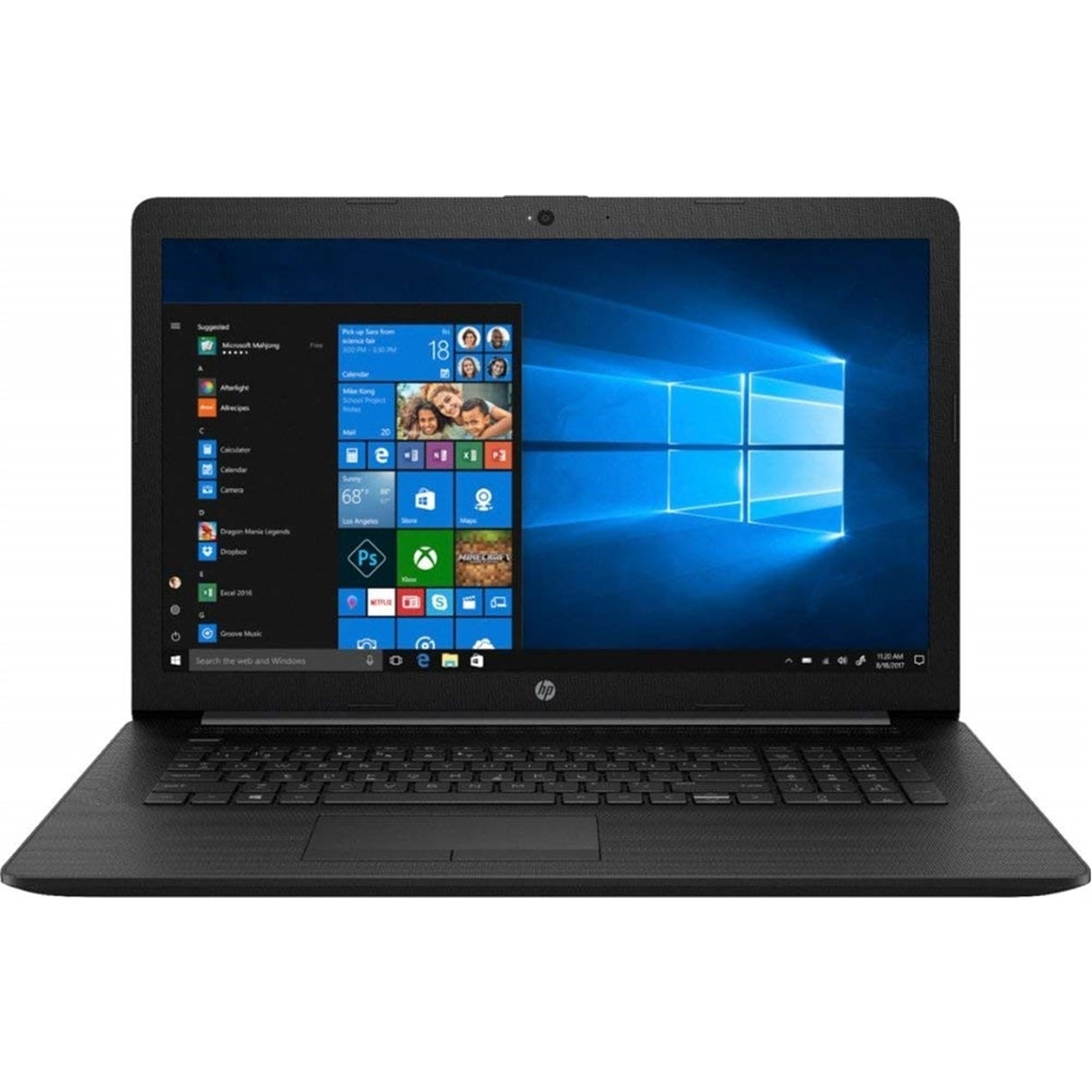 HP 17-BY1033DX 17.3" 16GB 512GB SSD Core™ i5-8265U 1.6GHz WIN11H, Black (Refurbished - Very Good)