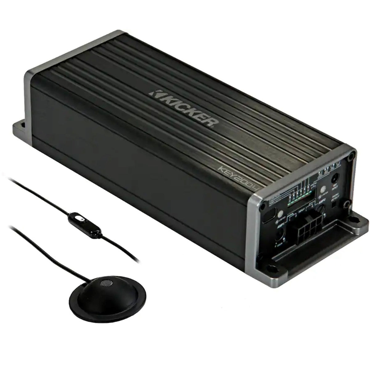 KICKER - KEY 200W Multichannel Amplifier with High-Pass Crossover - Black (New)