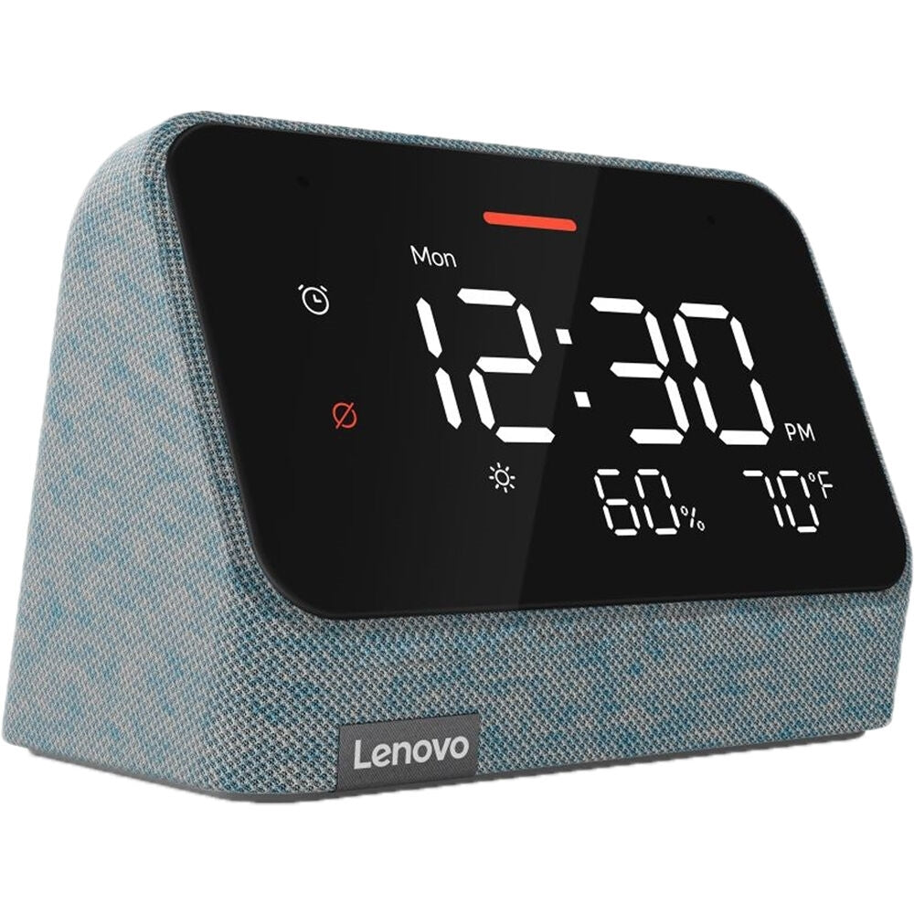 Lenovo Smart Clock Essential With Alexa, Misty Blue (New)