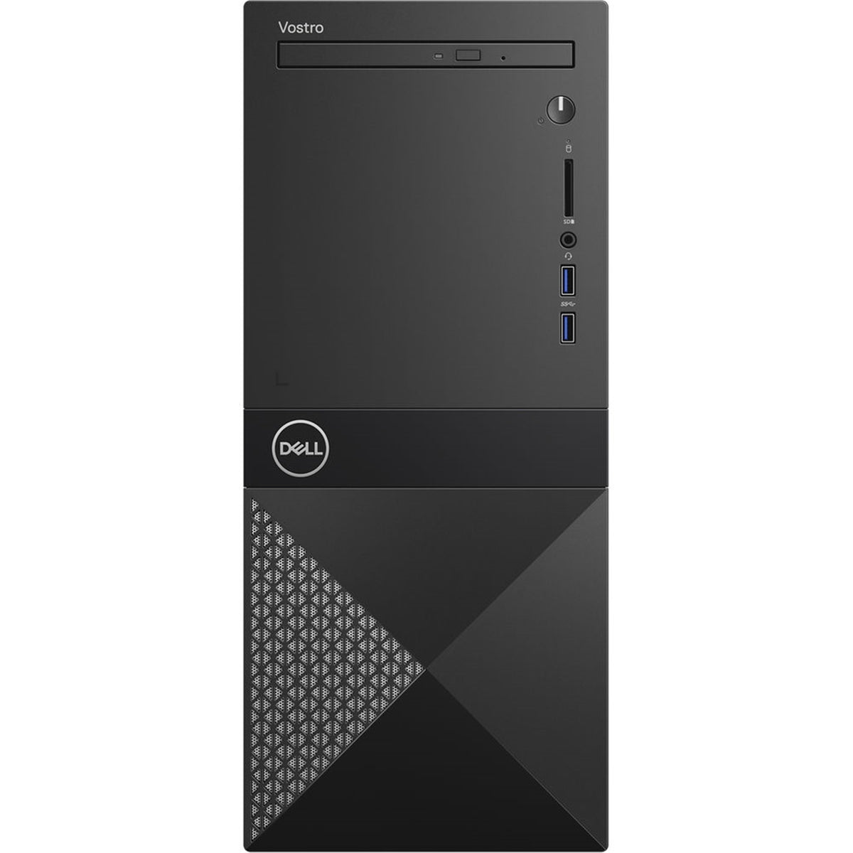 Dell Vostro 3670 Tower (8GB, 256GB SSD, i5-8400) Win11P, Black (Refurbished - Fair)