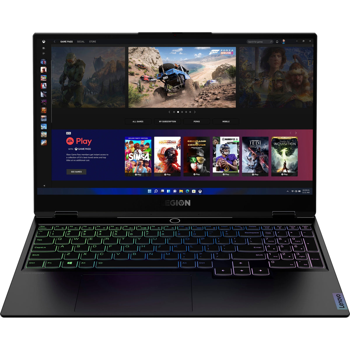 Lenovo Legion S7 15ACH6 15.6" 16GB 512GB SSD AMD Ryzen™ 7 5800H 3.20GHz WIN11P, Shadow Black (Refurbished - Very Good)