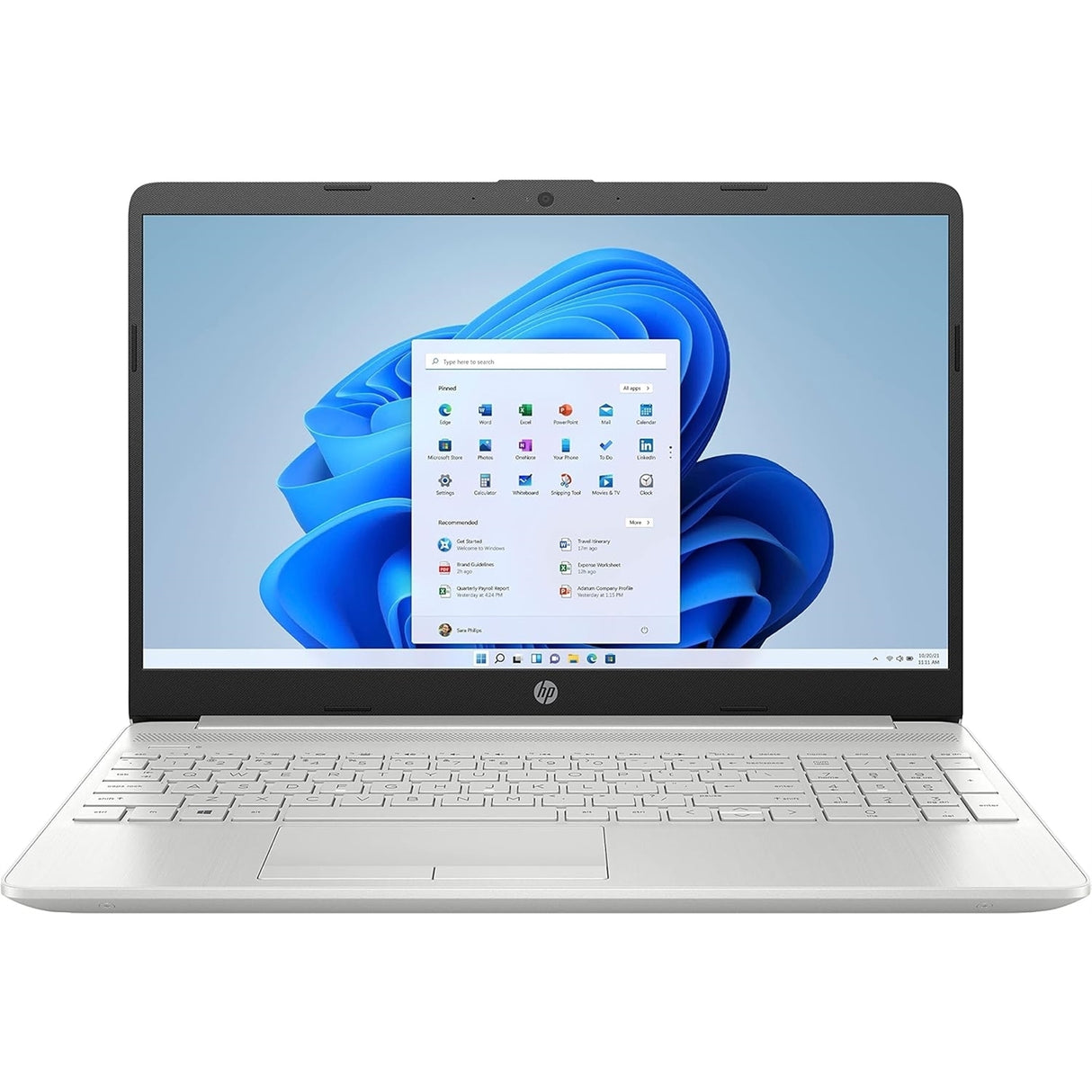 HP 15-DW2025CL 15.6" 16GB 512GB SSD Core™ i5-1035G1 1.0GHz WIN11P, Natural Silver (Refurbished - Very Good)