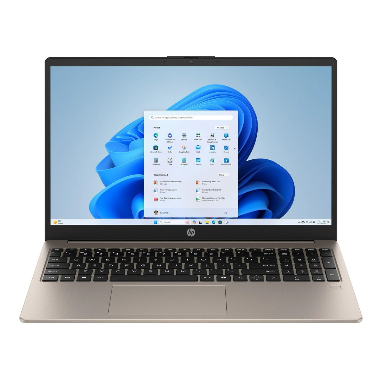 HP 15-FD0000 15.6" 16GB 256GB SSD Core™ i3-N305 1.8GHz WIN11H, Natural Silver (Refurbished - Fair)