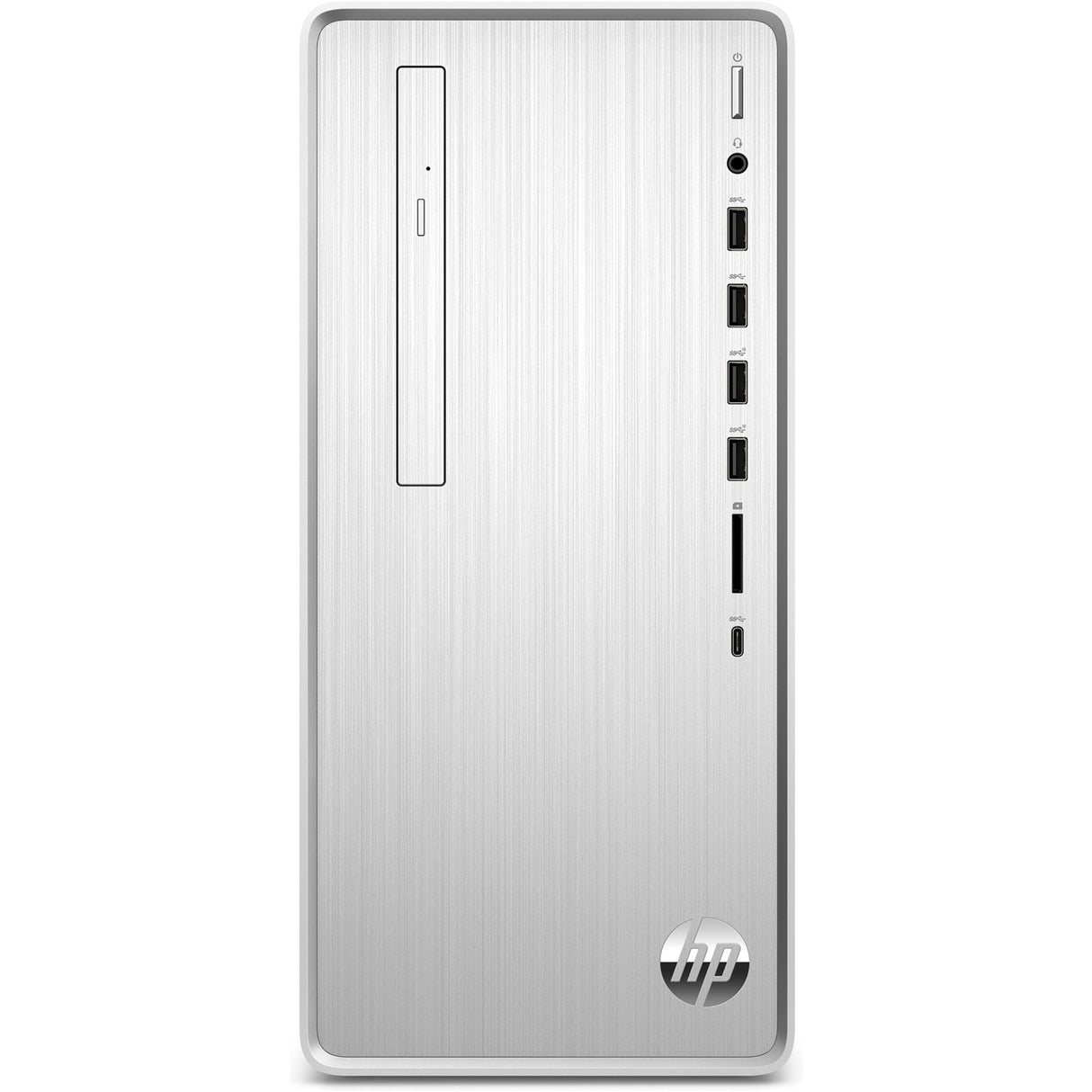 HP Pavilion TP01-2256 Tower (8GB, 256GB SSD, i7-11700) Win11P, Natural Silver (Refurbished - Fair)