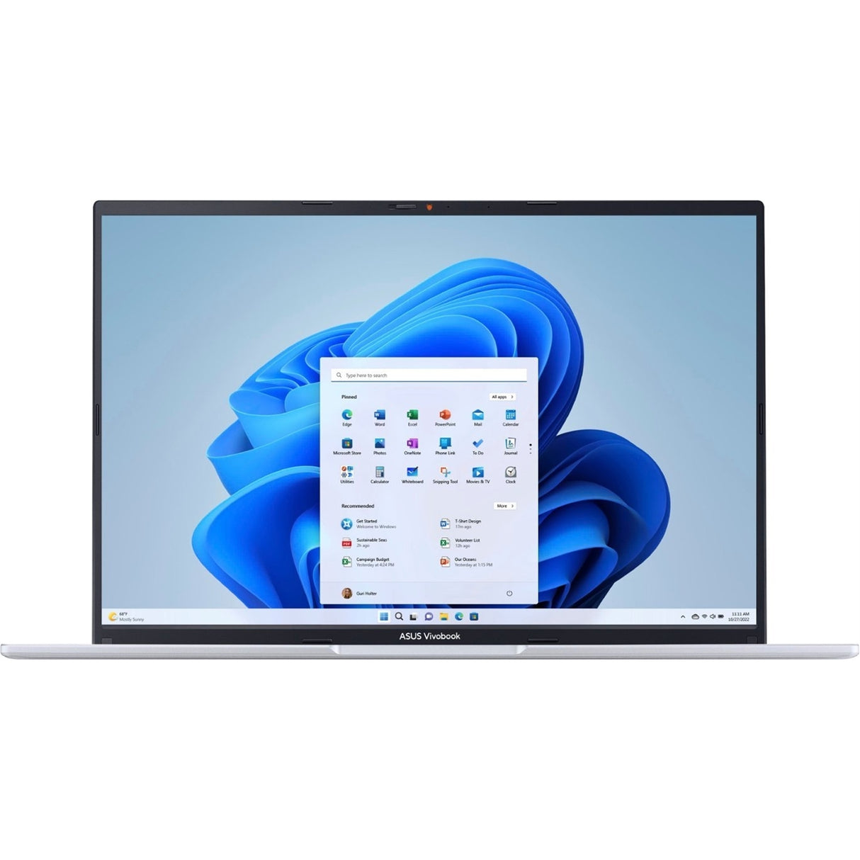 Asus VivoBook M1603QA-R712512 16" 16GB 256GB SSD AMD Ryzen 7 5800HS 3.2GHz WIN11H, Quiet Blue (Refurbished - Very Good)