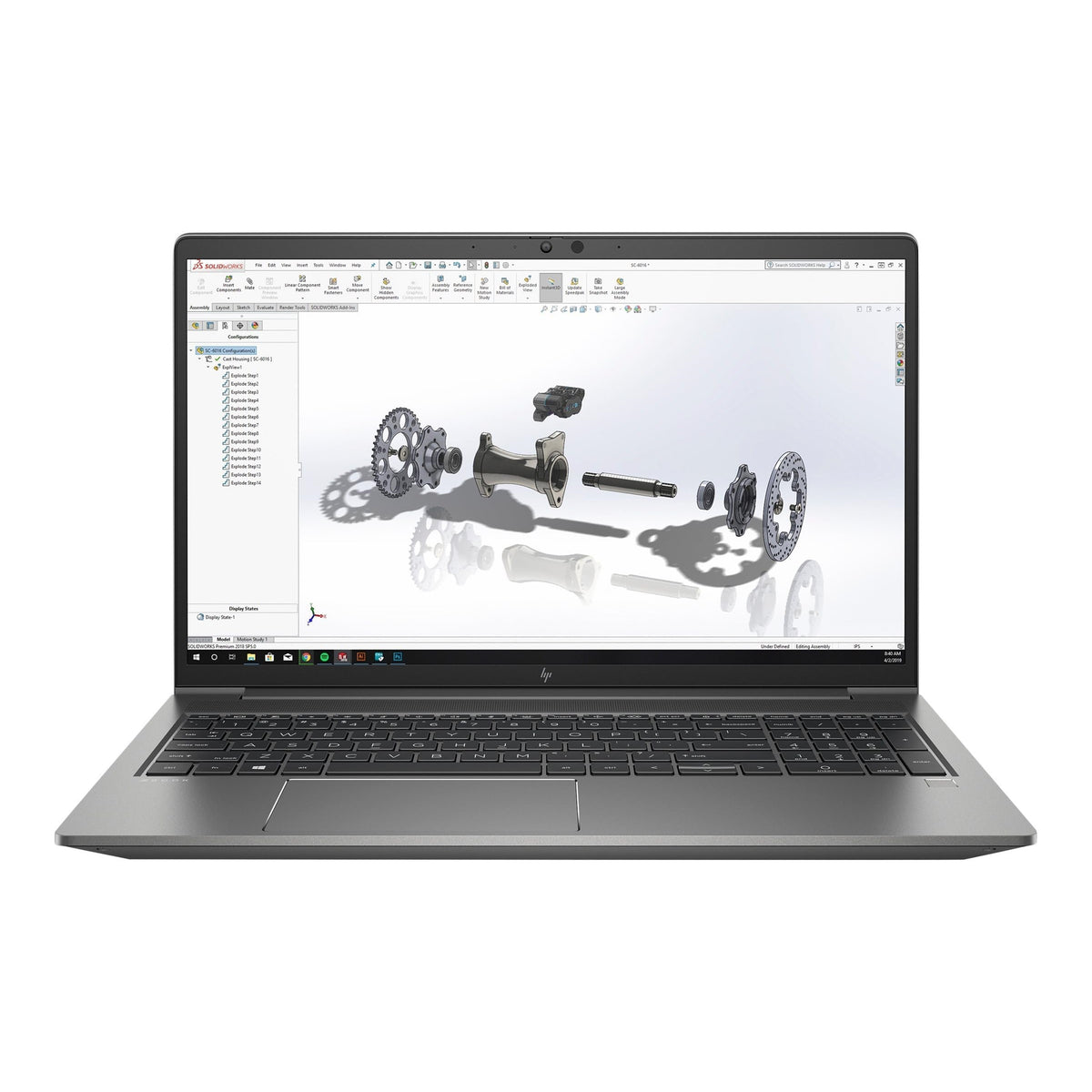 HP Zbook Power G7 15.6" 32GB 256GB SSD Core™ i7-10850H 2.7GHz WIN11P, Natural Silver (Refurbished - Fair)