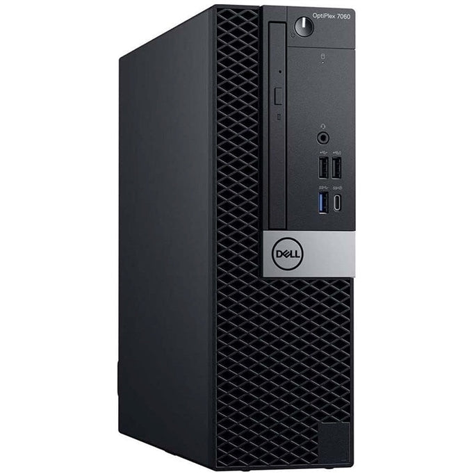 Dell Optiplex 7060 SFF 8GB 512GB SSD Core™ i7-8700 3.2GHz WIN11P, BLACK (Refurbished - Excellent)