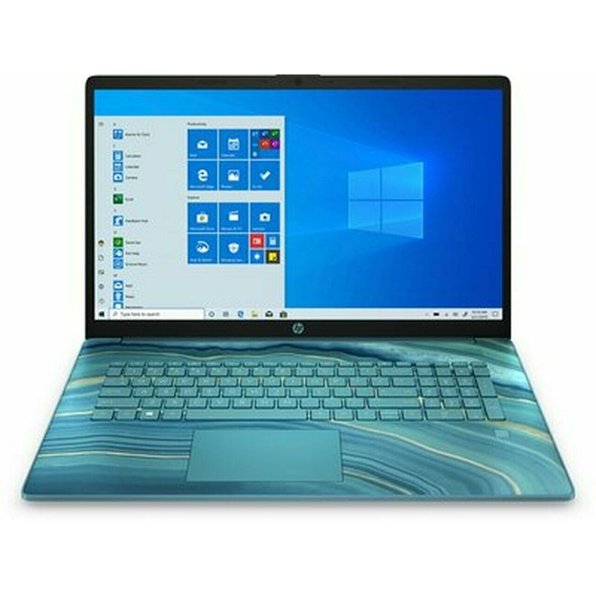 HP Stream 17-cn0040ds 17.3" Touch 32GB 256GB SSD Pentium® Gold 7505 2.0GHz WIN11H, Underwater Teal (Refurbished - Fair)