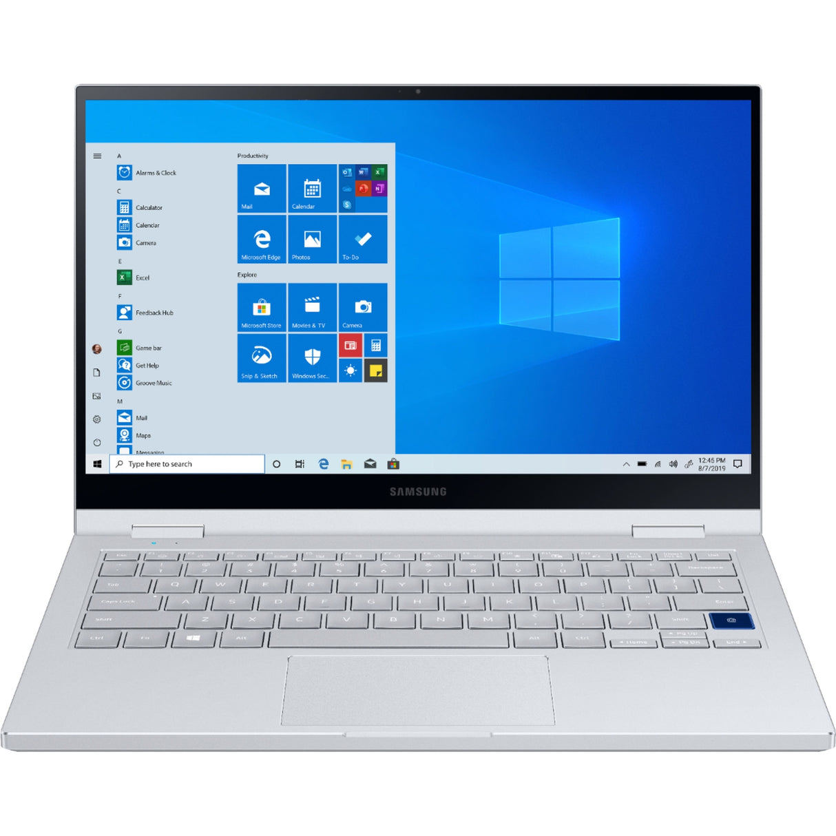 Samsung Galaxy Book Flex Alpha NP730QCJ 13.3" 12GB 512GB SSD Core™ i7-10510U 1.8GHz, Royal Silver (Refurbished - Fair)