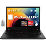 Lenovo Thinkpad T14 Gen 2 14" 16GB 512GB SSD Core™ I7-1185G7 3.0GHz WIN11P, Thunder Black (Refurbished - Excellent)