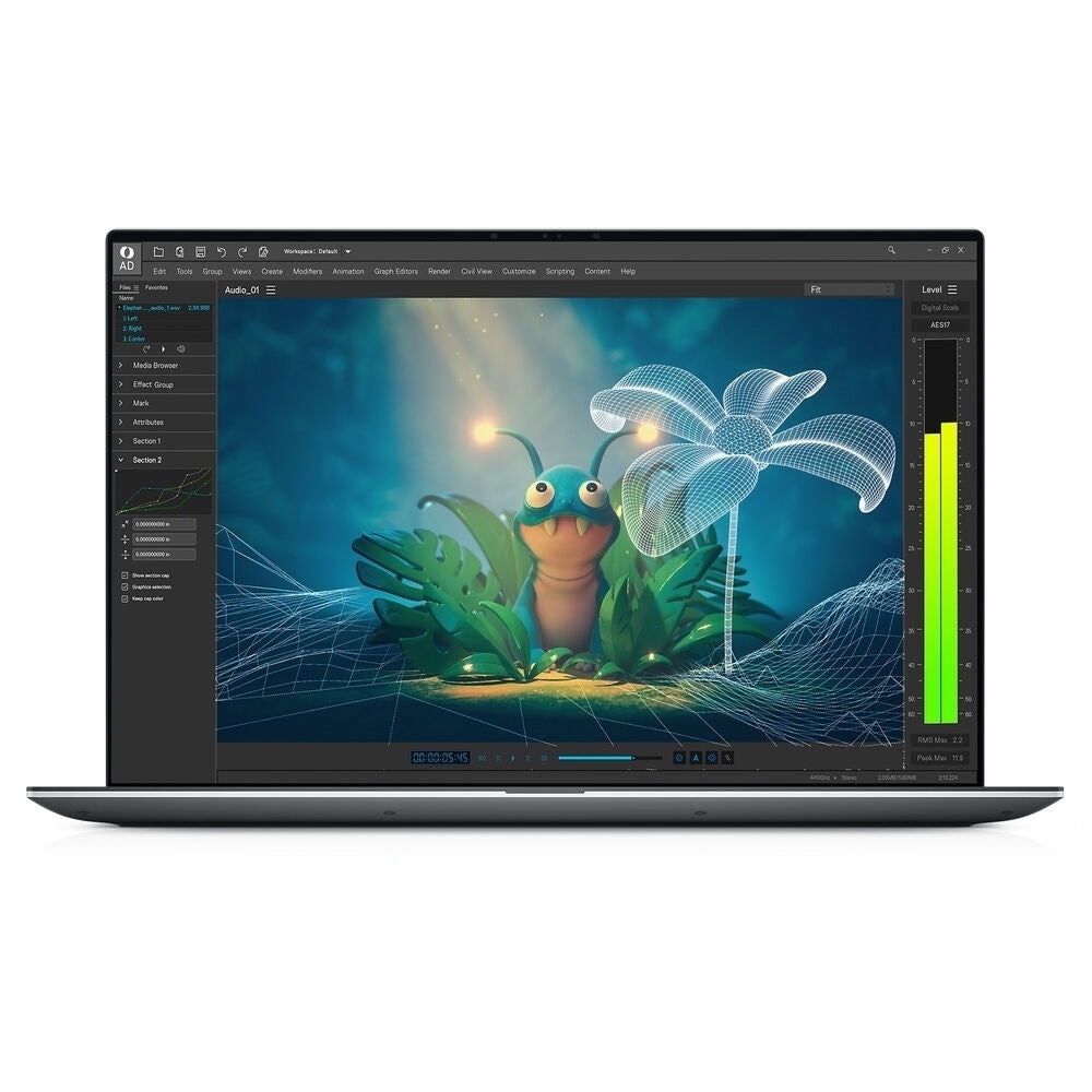Dell Precision 5570 15.6" 64GB 512GB SSD Core™ i9-12900H 1.8GHz WIN11H, BLACK (Refurbished - Very Good)