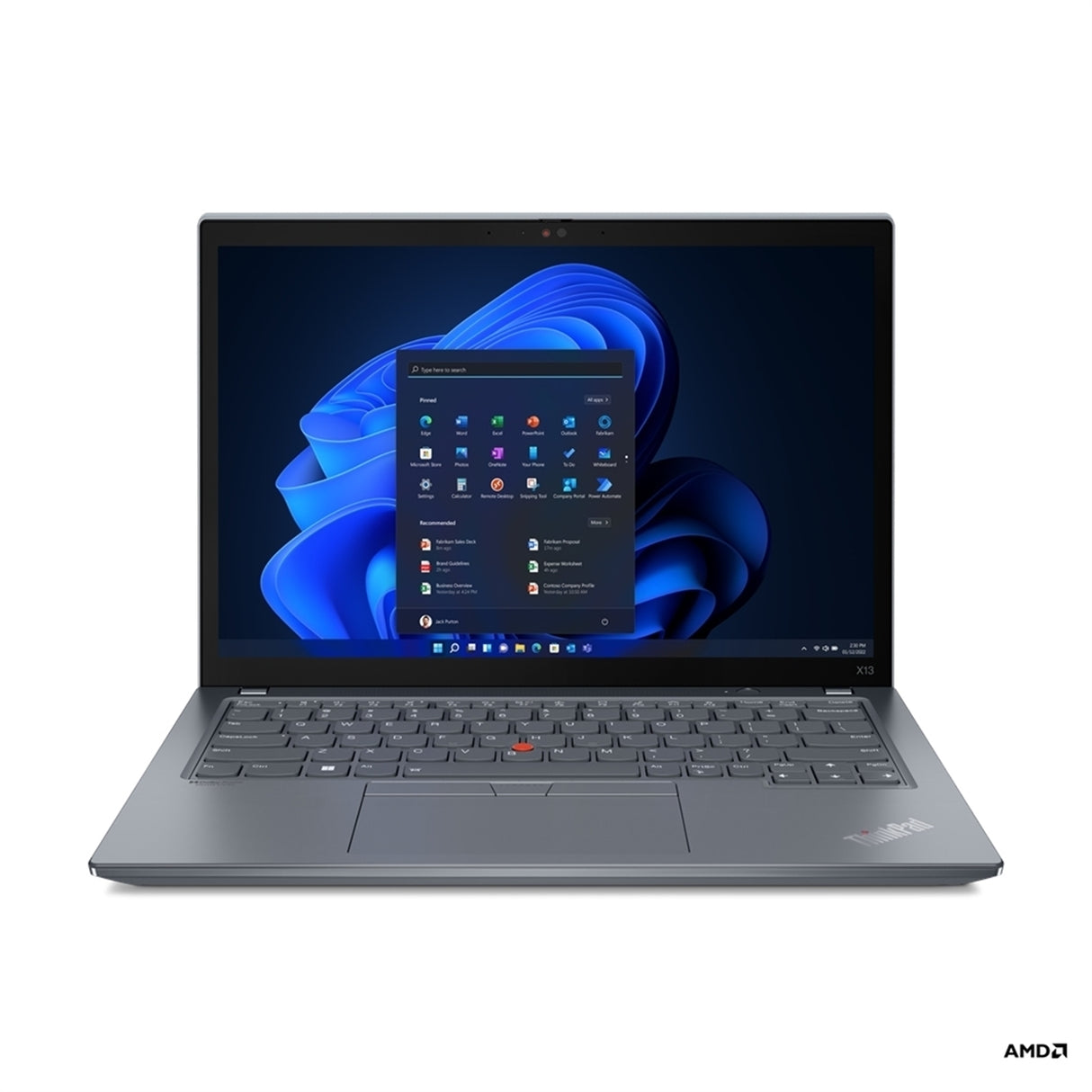 Lenovo ThinkPad X13 Gen 3 13.3" 16GB 512GB SSD Core™ i7-1260P 2.1GHz WIN11P, Storm Gray (Refurbished - Fair)