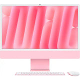Apple iMac M4, 23.5" (16GB, 256GB SSD, M4 2.89GHz) MacOS, Pink (Refurbished - Excellent)