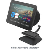 Amazon - Stand for Echo Show 8 (3rd Gen) - Adjustable Stand with USB-C Charging Port (New)