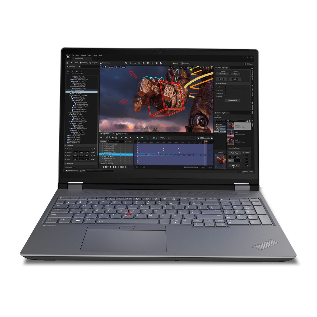 Lenovo THINKPAD P16 GEN 2 16" 16GB 512GB SSD Core™ i7-13850HX 2.1GHz WIN11P, Storm Gray (Refurbished - Premium)